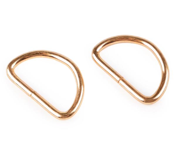 Halbring Rosegold - 25 mm